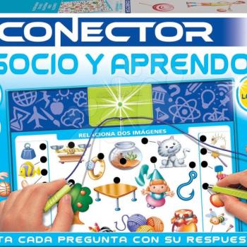 Társasjáték Conector Társítás & Tanulás Educa 242 kérdés spanyol nyelvű 4-7 éves korosztálynak kép