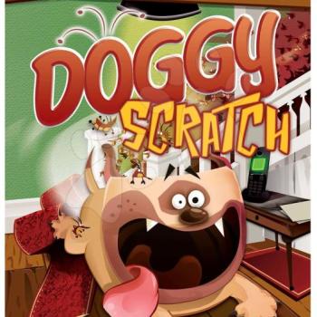 Társasjáték gyerekeknek Doggy Scratch Educa Vakaródzó kutyus 8 évtől - angolul, spanyolul, franciául, portugálul kép