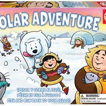 Társasjáték gyerekeknek Polar Adventure Educa angolul Fogd ki a halat és szaladj az igluba! 4 évtől kép