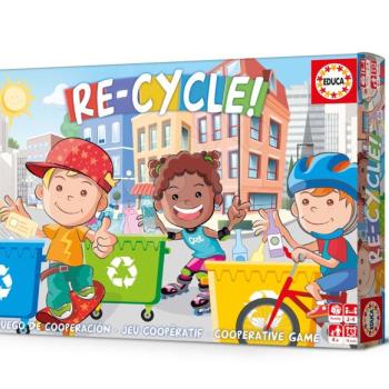 Társasjáték gyerekeknek RE-Cycle! Educa angolul Tanulj meg újrahasznosítani! 4 évtől kép