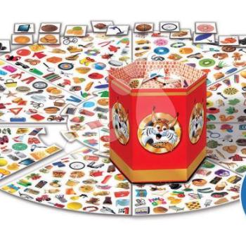 Társasjáték Gyors mint a hiúz Lynx Educa angol és francia 400 ábrával 6 évtől kép