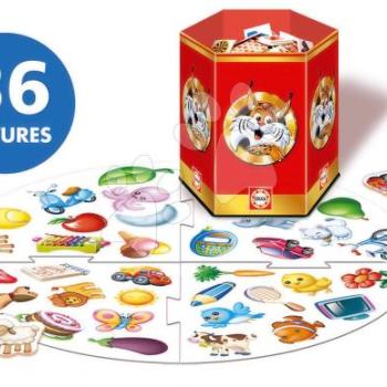 Társasjáték Gyors mint a hiúz My First Lynx Educa angol és francia 36 ábrával 24 hó-tól kép