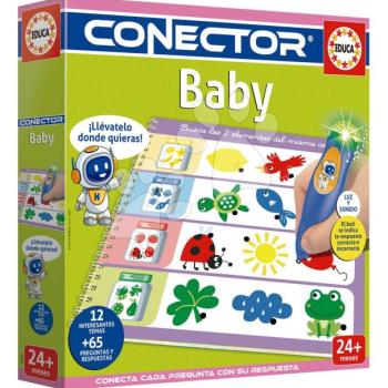 Társasjáték Képekkel tanulok Baby Conector Educa okostollal hanggal és fénnyel 65 kérdés spanyolul 24 hó-tól kép