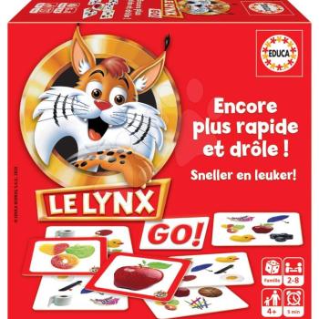 Társasjáték Lynx Gyors mint a hiúz Educa 60 ábrával legkiebbeknek francia 4 évtől kép