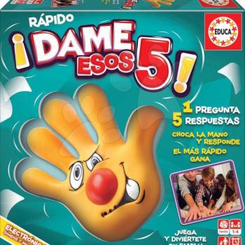 Társasjáték Rapido Dame Esos 5 Educa spanyol nyelven 6 éves kortól 1-4 játékos számára kép