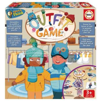 Társasjáték Ruházat Outfit Game Think Educa 2-4 játékosnak spanyol angol francia és portugál nyelveken kép