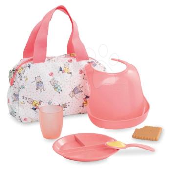 Táska előkével és ebéddel Mealtime set Mon Grand Poupon Corolle 36-42 cm játékbabának 24 hó-tól kép