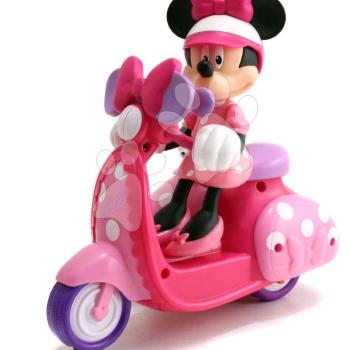 Távirányítós kismotor utánfutóval IRC Minnie Scooter Jada rózsaszín hossza 19 cm kép