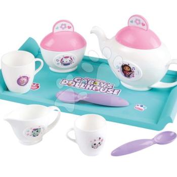 Teakészlet tálcán Gabby Tea Set Smoby két csészével 8 kiegészítővel kép