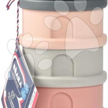 Tejpor adagoló Formula Milk Container Beaba 4-részes Mineral Grey Pink szürke-rózsaszín 0 hó-tól BE911713 kép