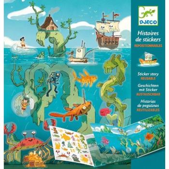 Tengeri kalandom - Mesélő matricás könyv - Adventures at sea kép