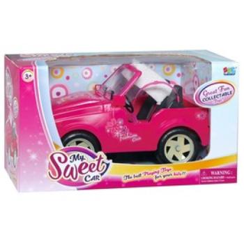 Terepjáró autó játékbabákhoz - rózsaszín kép