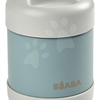 Termosz széles nyílással Beaba Stainless Steel Portion 300 ml eucalyptus minőségi rozsdamentes acélból zöld BE912907 kép