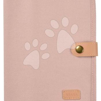 Textil borító egészségügyi kiskönyvre Health Book Protection Beaba Canvas Dusty Rose rózsaszín kép