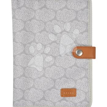 Textil borító egészségügyi kiskönyvre Health Book Protection Beaba Tiny Dots szürke pöttyökkel kép