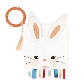 Textil könyv nyuszi The Rabbit in Love Activity Book Kaloo karikával legkisebbeknek 0 hó-tól kép