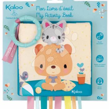 Textil könyvecske mackó Choo at home Activity Book Kaloo karikával legkisebbeknek 0 hó-tól kép