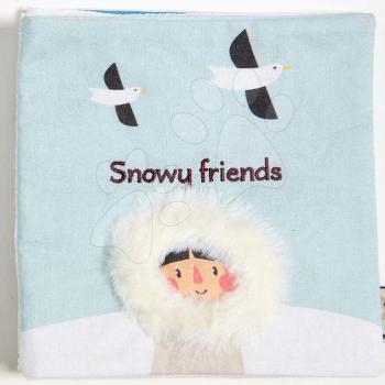 Textil könyvecske Snowy Friends Activity Book ThreadBear sarkvidéki állatok 100% puha pamutból 0 hó-tól kép
