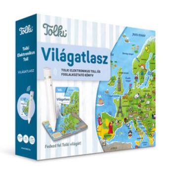 Tolki -Világatlasz ÚJ (könyv +toll) kép