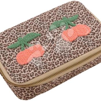 Tolltartó Pencil Box Filled Leopard Cherry Jeune Premier ergonomikus luxus kivitel 20*7 cm kép