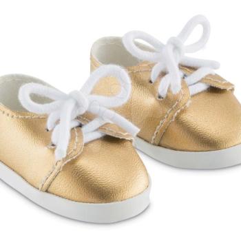 Tornacipő arany Shoes Golden Corolle 36 cm játékbaba részére 4 évtől kép