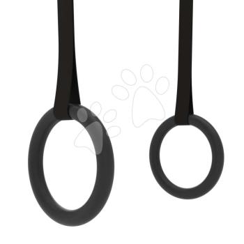 Tornagyűrűk műanyagból GetSet plastic gymnastics rings Exit Toys állítható magassággal a GetSet MB200 / MB300 / PS500 / PS600 modellekhez kép