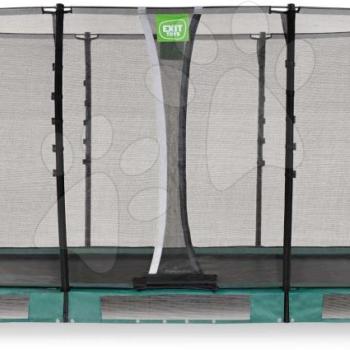 Trambulin védőhálóval Allure Classic ground Exit Toys talajmenti 244*427 cm fekete kép