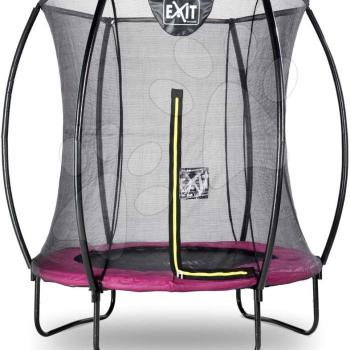 Trambulin védőhálóval Silhouette trampoline Exit Toys kerek 183 cm átmérővel rózsaszín kép