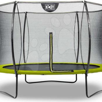 Trambulin védőhálóval Silhouette trampoline Exit Toys kerek 305 cm átmérővel zöld kép