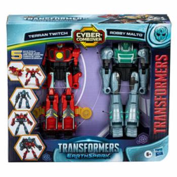 Transformers Earthspark Cyber-combiner Terran Fricska és Robby Malto kép