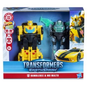 Transformers Earthspark Cyber-combiner Űrdongó és Mo Malto kép