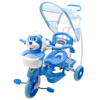 Tricikli - kék kutyás fedeles kép