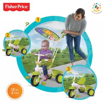 tricikli smarTrike Fisher-price Classic Plus Green 1461133 kép