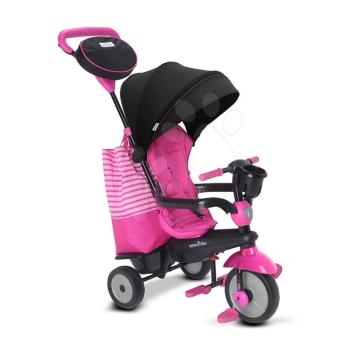 Tricikli SWING DLX 4in1 Pink TouchSteering smarTrike lengéscsillapítóval szabadonfutó + UV védelem rózsaszín 10 hó-tól kép