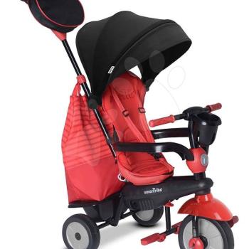 Tricikli SWING DLX 4in1 Red TouchSteering smarTrike lengéscsillapítóval szabadonfutó + UV védelem piros-fekete 10 hó-tól kép