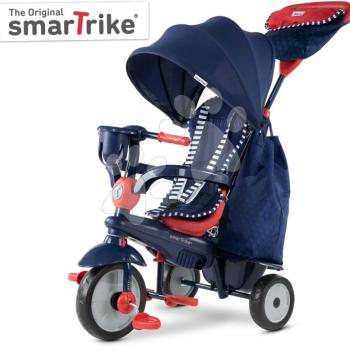 Tricikli Swirl DLX 4in1 Blue&Red SmarTrike TouchSteering lengéscsillapítóval és szabadonfutó + Uv védelem kék-piros 10 hó-tól kép