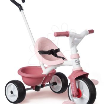 Tricikli szabadonfutó Be Move Tricycle Pink Smoby tolókarral és EVA kerekekkel rózsaszín 15 hó-tól kép