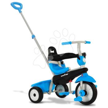 Tricikli tolókarral Lollipop Blue smarTrike lengéscsillapítóval és szabadonfutó kerékkel kék 10 hó-tól kép