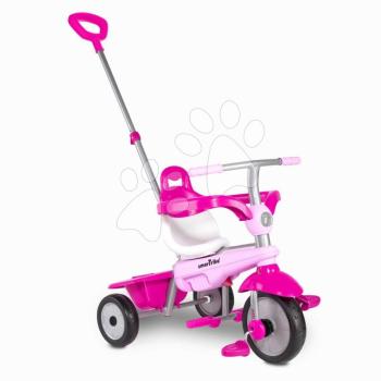 Tricikli tolókarral Lollipop Pink smarTrike lengéscsillapítóval és szabadonfutó kerékkel rózsaszín 10 hó-tól kép