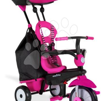 Tricikli Vanilla Plus Pink Classic smarTrike TouchSteering vezérlés gumikerekek lengéscsillapító 2 táska 10 hó-tól kép