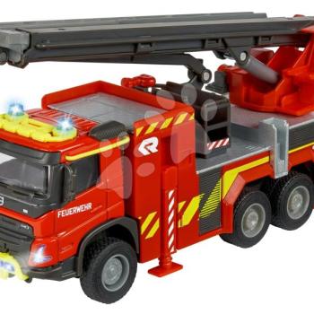 Tűzoltóautó Volvo Truck Fire Engine Majorette hanggal és fénnyel hossza 19 cm kép