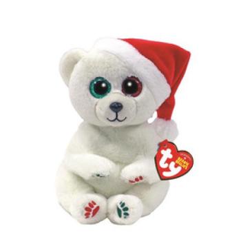 TY: Beanie Babies plüss figura EMERY, 15 cm - jegesmedve (3) kép