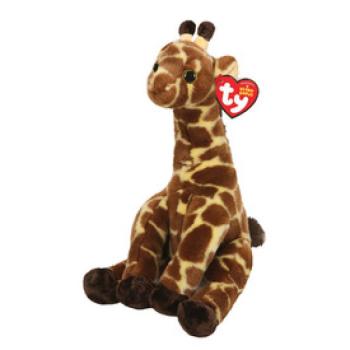 TY Beanie Babies plüss figura GAVIN, 15 cm zsiráf kép