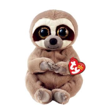 TY: Beanie Babies plüss figura SILAS, 15 cm - lajhár (3) kép