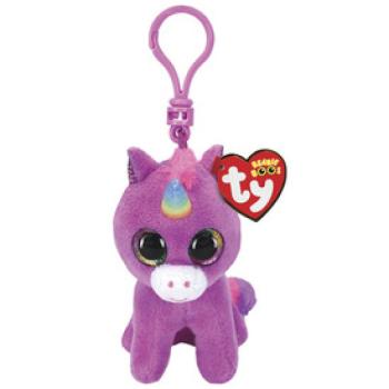 TY: Beanie Boos Clip ROSETTE lila unikornis 8, 5 cm kép