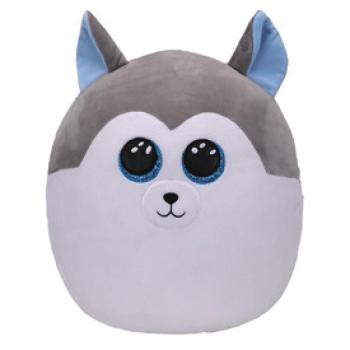 Ty Squish-a-Boos párna alakú plüss figura SLUSH, 22 cm - husky kép