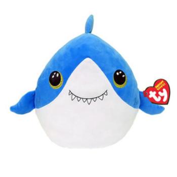 Ty Squishy Beanies párna alakú plüss figura FINSLEY, 22 cm - cápa kép