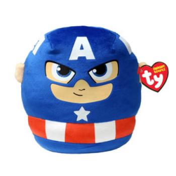 Ty Squishy Beanies párna alakú plüss figura Marvel CAPTAIN AMERICA, 22 cm kép