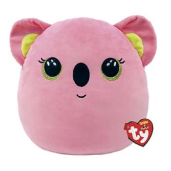 Ty Squishy Beanies párna alakú plüss figura POPPY, 22 cm - rózsaszín koala kép