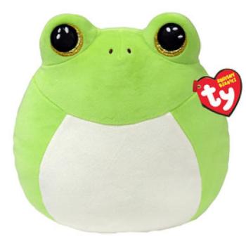 Ty Squishy Beanies párna alakú plüss figura SNAPPER, 30 cm - béka kép